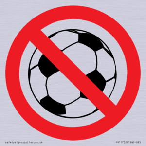 P909 Prohibition: No ball games